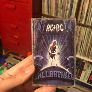 AC/DC "Ballbreaker" Cassette Tape - Purple Artwork